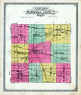 Marshall County Outline Map, Marshall County 1922